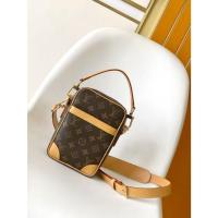 ราคา LOUIS VUITTON กระเป๋าสะพายข้างพิมพ์ลายหนังพิมพ์ลายทั้งตัว M14013 75 (27882223718)