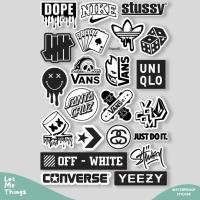 ราคา HP Nike converse stussy stikcer สีดําสีขาว || สติ๊กเกอร์สุนทรียศาสตร์ หมวกกันน็อค tumblr เคสมือถือ (43803094515)