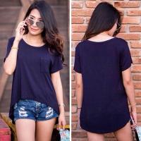 ราคา เสื้อเรย่อน หน้าสั้นหลังยาว แต่งกระเป๋า!!SALE!! (721764283)