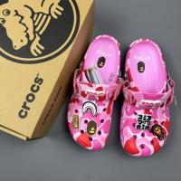 ราคา รองเท้าแตะ Crocs BAPE สีชมพูฉลาม (40063550489)