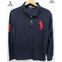 ราคา Polo Ralph Lauren แท้ เสื้อยืดโปโลแขนยาวสปอตรุ่นม้าใหญ๋ (2194424920)