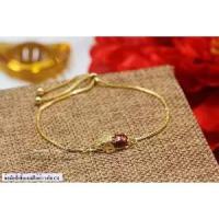 ราคา ManeeNopparut มณีณพรัช ข้อมือเทพปี่เซียะ มณีใต้น้ำ งานนำเข้า สายรูดปรับขนาดได้ รุ่น PX08 (5363837802)