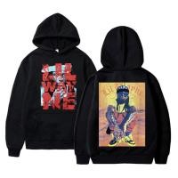 ราคา เสื้อมีฮู้ดพิมพ์ลายผู้ชาย Rapper Lil Wayne กราฟิก เสื้อกันหนาวชาย Vintage ขนาดใหญ่ Hoodies m-3xl (25290563438)