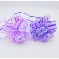 ราคา (1 เส้น) ริบบิ้นโบว์ผ้า DIY ดอกไม้ ของขวัญ โบว์รูดดึงดอกไม้ ติดของขวัญ กระเช้า (25767740841)