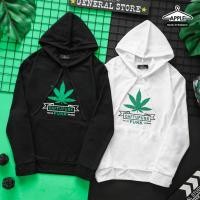 ราคา ⭐️เสื้อกันหนาว ลาย กัญชา Weed มีฮู้ด เอาใจสายเขียว ฟรีไซด์ สกรีนแน่น งานดี เสื้อแขนยาว (5005499678)
