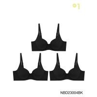 ราคา [Online Exclusive]Sabina เสื้อชั้นใน (Set 3 ชิ้น) มีโครง รุ่น Perfect Bra รหัส NBD23004BK สีดำ (24259159206)