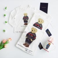 ราคา พร้อมส่ง Polo Ralph Lauren Sweater Bear Cotton Jersey Tee (Nevis) แท้% (29030397990)