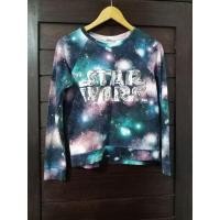 ราคา เสื้อสเวตเตอร์ถัก H&m 807.tie dye star wars preloved HM T shirt. เสื้อยืดแบรนด์ที่สอง (28056196465)