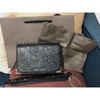 ราคา กระเป๋า Charles & Keith สีดำ หนังยับ (1272314924)