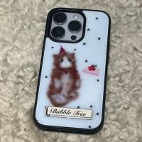 ราคา (พรี) เคสไอโฟนโทรศัพท์ BubbleCream เคสแมวเค้กสตอเบอรี่ – น่ารัก ละมุน พร้อมปกป้อง! ✨ (28377420127)