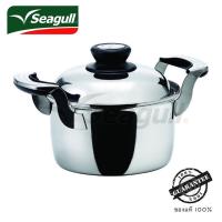 ราคา 100360028 หม้อต้มสเตนเลส รุ่นแปซิฟิคใหม่ 28 ซม. ตราซีกัล(นกนางนวล) (6148953189)