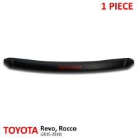 ราคา คิ้วฝากระโปรง คิ้วแปะฝากระโปรงหน้า โลโก้แดง "ROCCO" สีดำด้าน สำหรับ Toyota Revo, Rocco ปี 2015-2018 (4479200363)