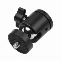 ราคา Hammer.th Camnoon 1PC Mini Swivel Ball Head Tripod 360 องศาอะแดปเตอร์ฐานหมุนที่มีสกรูสกรูขนาด 1/4 นิ้วสำหรับ DSLR ILDC กล้อง DV Monopod Light Stand (42961624459)