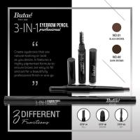 Butae 3-in-1 Eyebrow Pencil Professional 0.55g
