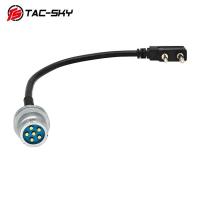 ราคา ชิ้นส่วนดัดแปลงวิทยุยุทธวิธี TAC-SKY PRC152/148 สายเคเบิลอะแดปเตอร์ฐาน 6 พิน U-283/U ถึงหัว K (25894410351)