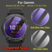 ราคา 2 ชิ้นสําหรับ Garmin Fenix 7 7S 7X 6 6S 6X 5 5S Plus Epix Pro 42 มม.47 มม.51 มม.SmartWatch 2.5D Ultra Slim Clear/Anti สีม่วง 9H กระจกนิรภัยป้องกันหน้าจอฟิล์ม (29518572447)