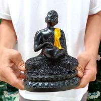 ราคา [MA3]-1พระอุปคุตมหาลาภจกบาตร สีนิลดำประดับกากเพชรสีดำ หน้าตัก 5 นิ้ว บูชาเสริมอำนาจบารมีขจัดอุปสรรคเสริมความสำเร็จ (19981228764)