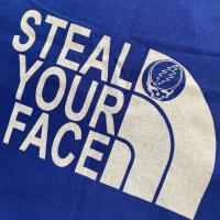 ราคา เสื้อยืดสีนํ้าเงิน Steal your face : Grateful Dead Size m-ของมือสอง (20120116556)