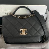 ราคา Kept Unused Chanel Affinity 7.5” Black Caviar Holo 30 (13210311625)