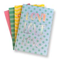 ราคา สมุดโน๊ตปกแข็งสันกาว ขนาด A5 คละลาย สมุดจดบันทึกปกแข็ง 80 แผ่น 80 แกรม (22429293869)