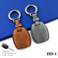 ราคา ซองหนังกุญแจรถ Honda ปลอกกุญแจรถยนต์ ตรงรุ่น Honda Accord แบบ2ปุ่ม ซองหนังสี (42309599067)