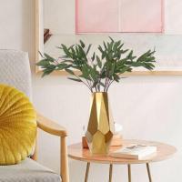 ราคา แจกัน แจกันสีทอง 1 ใบ ขนาด 38cm*18.5cm แจกันใส่ดอกไม้ แจกันตกแต่ง แจกันดอกไม้ แจกันดอกไม้หรูหรา Golden Vase Vases luxury (1753157380)