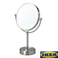ราคา กระจกเงาแบบมีไฟ LED KAITUM ไคทูม IKEA กระจกแต่งหน้าขยายซุม3เท่า กระจกตั้งโต๊ะใช้แบตเตอรี่ KAITUM series, IKEA mirror LED (8800366716)