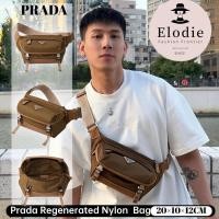 ราคา ปราด้า Prada Regenerated Nylon and Saffiano Leather Shoulder Bag กระเป๋าคาดเอวและกระเป๋าคาดหน้าอกขอ (25239734479)