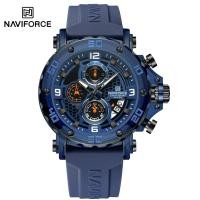 ราคา Naviforce 7123 Sport Mechanical Style Multi-Dial Chronograph Mens Watch (24944008523)