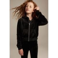 ราคา H&M(เอชแอนด์เอ็ม) เสื้อฮู้ดแบบซิปในเนื้อผ้ากำมะหยี่ เด็กผู้หญิง 1196038_2 (25489694615)