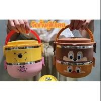 ราคา ปิ่นโตคู่หู สแตนเลส2ชั้น ลายชิบกับเดล พรีเมี่ยม7-11 (3239697527)