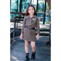 ราคา ชุดตำรวจเด็กหญิงแขนยาว (ไม่มีหมวก) (18308984372)