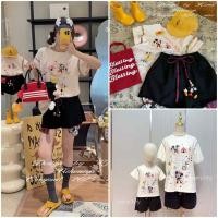 ราคา พร้อมส่งในไทย ชุดคู่แม่ลูก Mickey Rainbow (เสื้อ+กางเกง) (44460326918)
