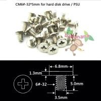 ราคา M3 5mm Philips สกรูเครื่องซักผ้าหัวแบน bolt ssd hdd dvd เมนบอร์ด (44455712408)