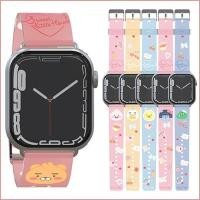 ราคา Kakao Friends / Little sweet heart soft band strap compatible for Apple watch 7 8 ultra 38 40 44mm 42 44 45mm 49mm jordy ryan choonsik apeach pink blue (18472058978)