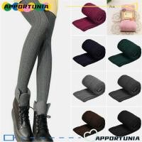 ราคา Apportunia กางเกงผ้าวูล Ribbed Soft Women Pantyhose (24090687298)