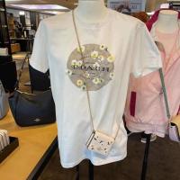 ราคา COACHกระเป๋าสะพายข้างลายดอกเดชี่ กระเป๋าสะพายข้างใบจิ๋วลายน่ารัก (4389119394)