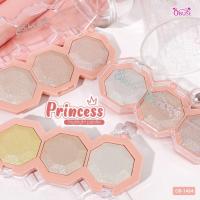 ราคา OB-1464 โอบิวซ์ พริ้นเซส ไฮไลท์ พาเลท Obuse Princess Highlight Palette (22274976287)