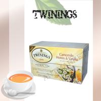 ราคา Twinings, Herbal Tea, Camomile, Honey & Vanilla, Caffeine Free ขายแยกซอง 1.6กรัม (7540532375)
