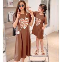 ราคา ส่งจากไทย ชุดคู่แม่ลูก ชุดเดรสเด็ก ชุดเดรสคุณแม่ CK167 ไซส์ 1-7 ขวบ (25432508524)