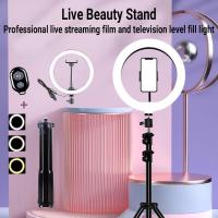 ราคา ขาตั้งกล้อง ขาตั้งสำหรับไลฟ์สด ไฟไลฟ์สด 10 นิ้ว ปรับแสงได้ ขาตั้งไฟแต่งหน้า ขาตั้งโทรศัพท์มือถือ วัสดุแข็งแรง ทนทาน (29864592487)