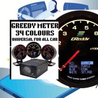 ราคา Greddy Meter 2In1 Gauge Meter-Turbo Boost / Water / Oil Temp / ที่กดน้ํามัน / สูญญากาศ / Tacho RPM /Volt (29884201365)