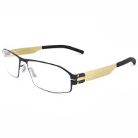 ราคา Fashion แว่นตา รุ่น IC BERLIN Model arne 002 C-4 สีดำขาทอง กรอบแว่นตา (สำหรับตัดเลนส์) ไม่ใช้น๊อต Eyeglass frame (1238359753)
