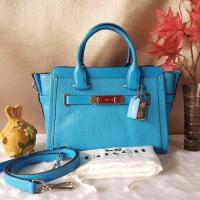 ราคา COACH 34816 COACH SWAGGER 27 IN  PEBBLE LEATHER (641910769)