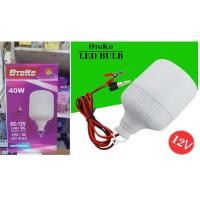 ราคา (ของไทย)หลอด LED Otoko 40w ใช้ไฟ 12V หลอดไฟใช้กับไฟแบต แสงขาว ประกัน1ปี (25768840774)