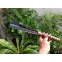 ราคา พร้าแวง มีดพร้าแวง พร้าหัวตัด พร้า มีดแวง มีดทำสวน มีดเดินป่า มีดแคมป์ ใบ 9.8” ตีร้อนชุบแข็ง ผิวไฟ ด้ามไผ่รวก (18304091295)