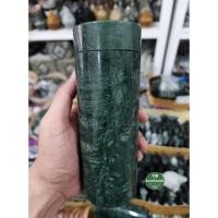 ราคา กระบอกเก็บน้ำหยก หยกพม่าแท้ Jade 100% จากแม่สอด เก็บความเย็น สีเขียวจากหยกธรรมชาติ (25682222616)