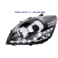 ราคา ไฟหน้า VIOS 2007-2012 PROJECTOR LED สีดำ EAGLE EYE (3708510533)