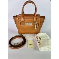 ราคา กระเป๋า Coach F37444 Swagger 21 carryall in pebble leather มีถุงผ้า รับประกันของแท้ 100% (27936912717)