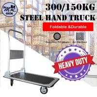 ราคา MR OEM 300 กก./150 กก.รถเข็นเหล็กแพลตฟอร์มรถบรรทุกรถบรรทุก Heavy Duty Home Office โรงงาน Kereta Trooli Stor Kedai (23868841557)